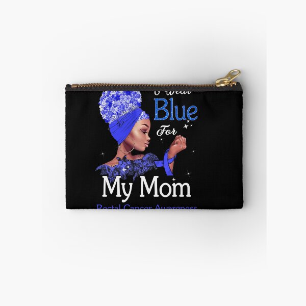 Item preview, Rectal Cancer Awareness Black Girl I Wear Blue For My Mom designed and sold by tenjun16.
