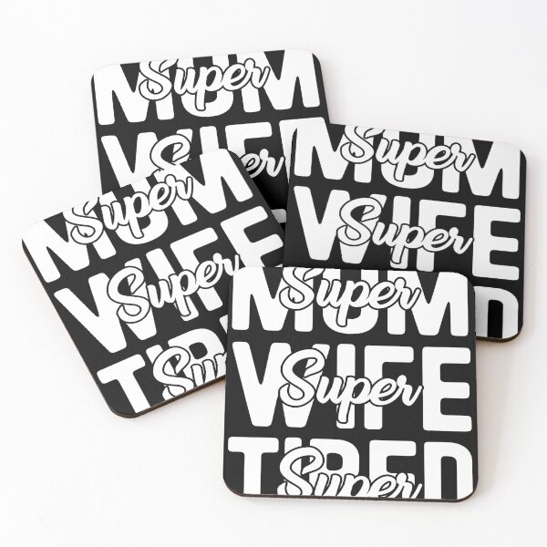 Item preview, Super mom super wife super tired designed and sold by simplife-art.