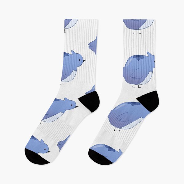Item preview, Cute Blueberry Jay Flat Illustration (Fruit Animal) designed and sold by Vectorations.