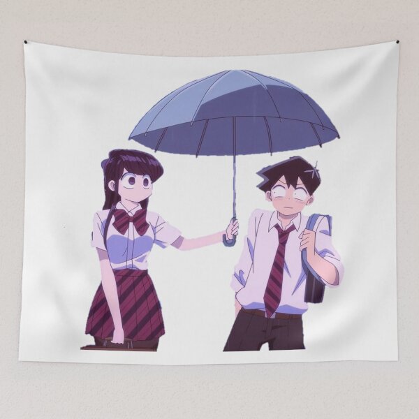 Item preview, Komi san and Tadano kun Rain designed and sold by rosannefrickey.