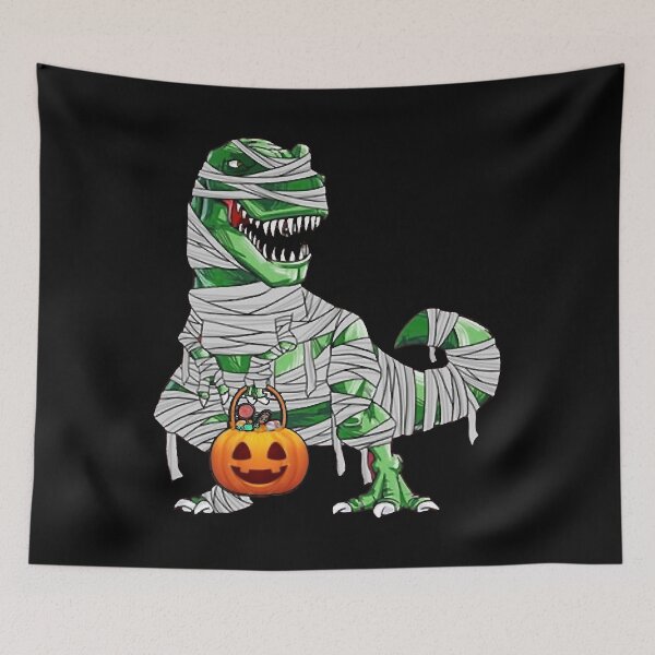 Item preview, Halloween Pumpkin Dinosaur T Shirt Gift designed and sold by HugheDemeyer.