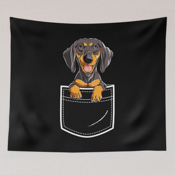 Item preview, Dachshund In Pocket - Pocket Dachshund Puppy Gifts designed and sold by BernardMurray.