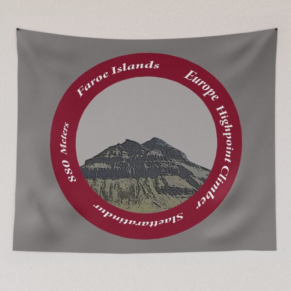 Item preview, Faroe Islands Europe Highpoint Climber designed and sold by janraydesigns.