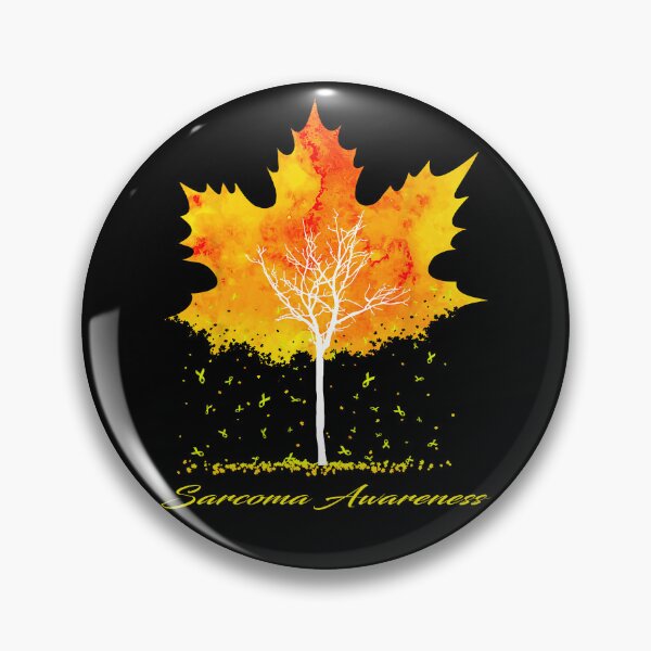 Item preview, Sarcoma Awareness Maple Leaf Autumn Tree Orange Fall Leaves Season designed and sold by Sabfit.
