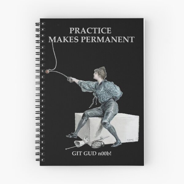 Item preview, Practice Makes Permanent  designed and sold by SwordSchoolICT.