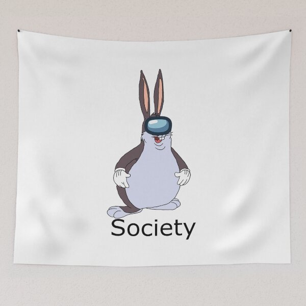 Item preview, Big Chungus Among Us Society designed and sold by amogusman.