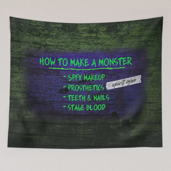 Item preview, How to Make a Monster | Halloween goth art designed and sold by VampyreZen.