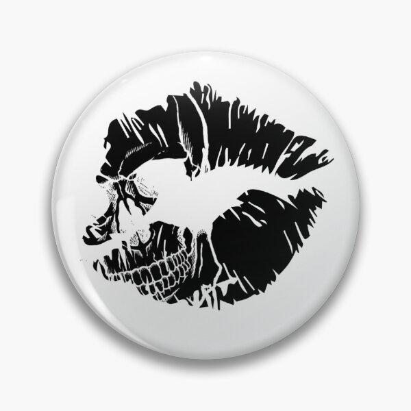 Item preview, Lip Skull Print Kiss designed and sold by HolyWater SHOP.
