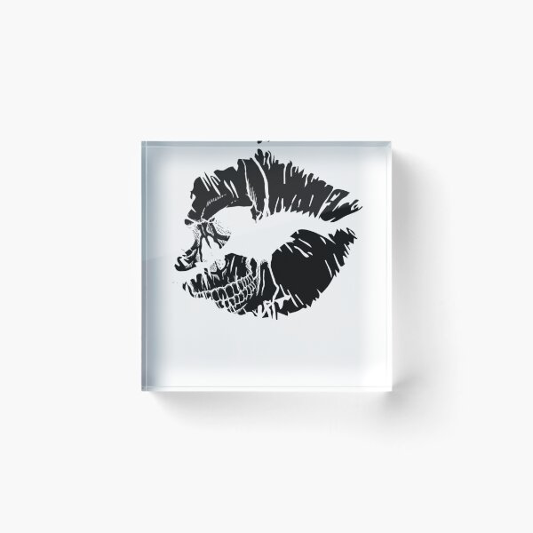 Item preview, Lip Skull Print Kiss designed and sold by HolyWater SHOP.