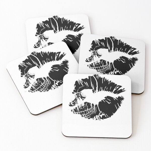 Item preview, Lip Skull Print Kiss designed and sold by HolyWater SHOP.
