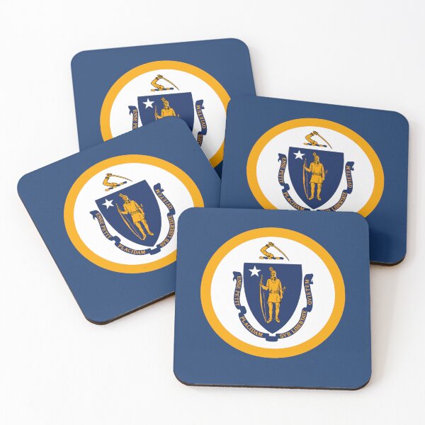 Item preview, Massachusetts State Flag Emblem designed and sold by TwoTenDesign.