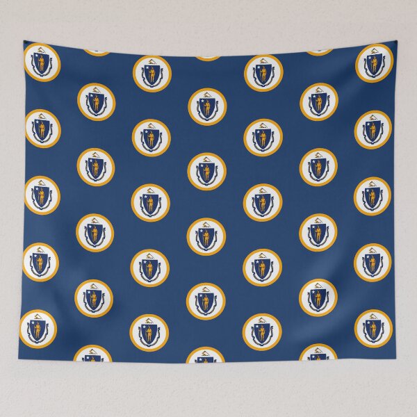 Item preview, Massachusetts State Flag Emblem designed and sold by TwoTenDesign.