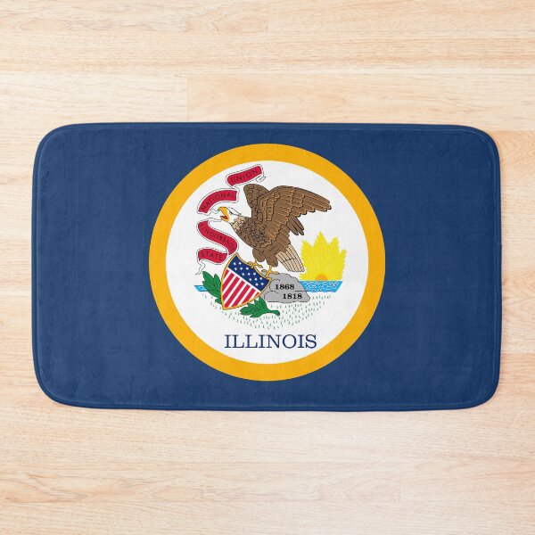 Item preview, Illinois State Flag Emblem designed and sold by TwoTenDesign.
