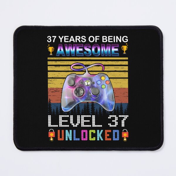 Item preview, 37 Years Of Being Awesome Level 37 Unlocked Gamer designed and sold by PansyBoyd.