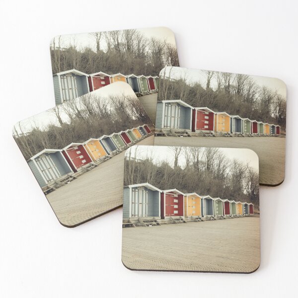 Item preview, Beach huts in Colwell Bay Isle of Wight designed and sold by santoshputhran.
