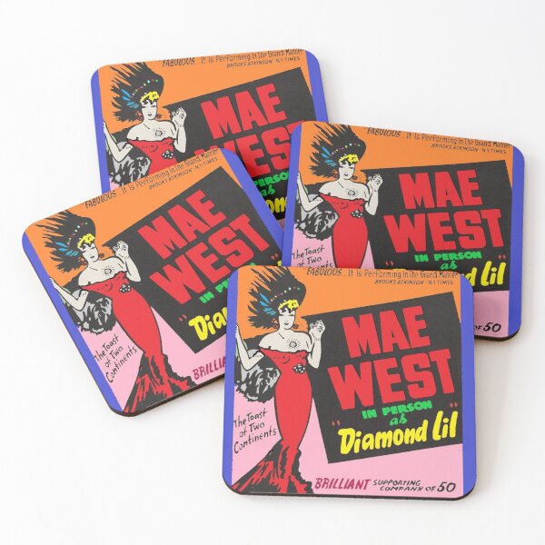 Item preview, MAE WEST Diamond Lil 1949 revival poster designed and sold by Love30smovies.