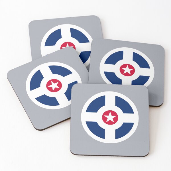 Item preview, Indianapolis City Flag Emblem designed and sold by TwoTenDesign.