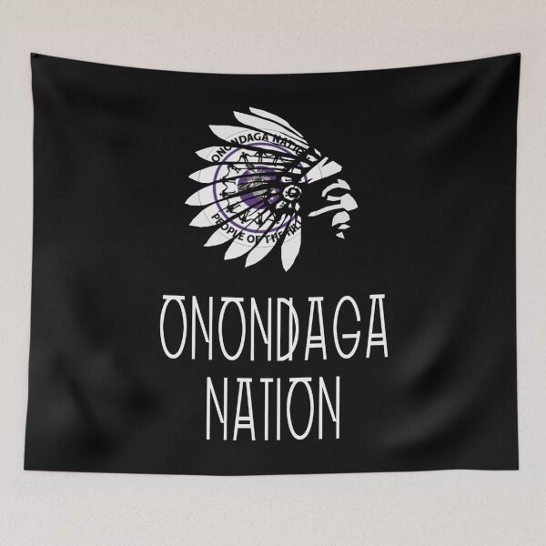 Aperçu de l'œuvre Nation Onondaga _ Indigène _ Amérindien _ Coiffe _ Sweat créée et vendue par TimHackl.