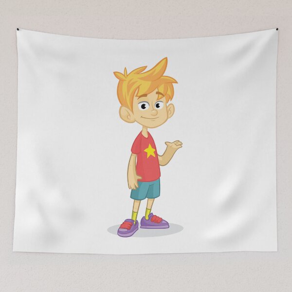 Item preview, The Funny Cartoon Boy designed and sold by TaduDesign.