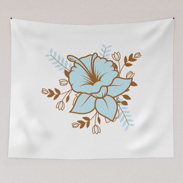 Item preview, Art Deco Retro Flower Pattern Tropical  designed and sold by CattlettArt.