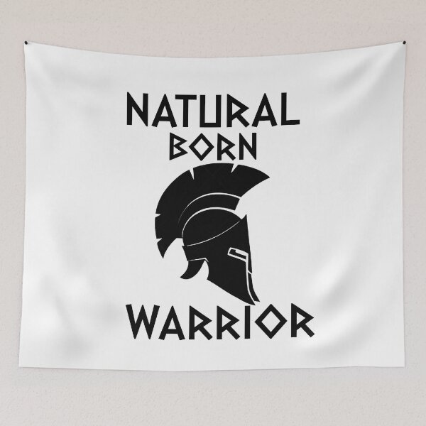 Item preview, NATURAL BORN WARRIOR V3 designed and sold by TheBlessedTip.