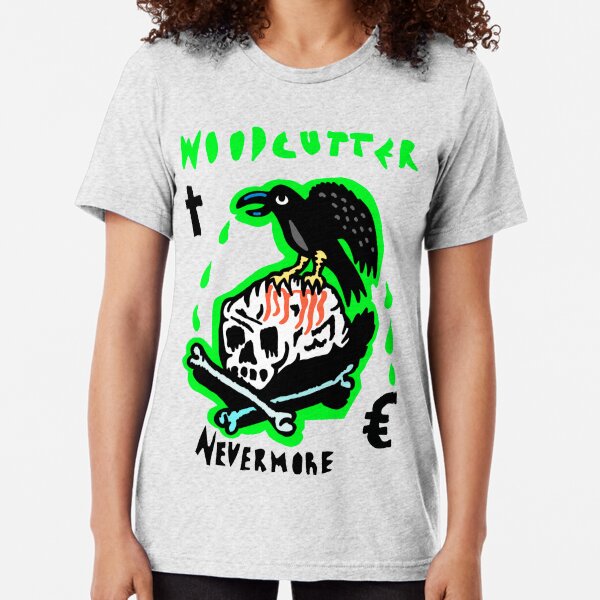 Nevermore Camiseta de tejido mixto