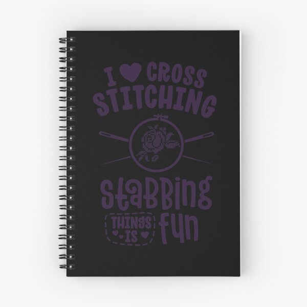 Item preview, I Love Cross Stitching Stabbing Things Is Fun Stitcher Sewer Essential . designed and sold by fringssghear.