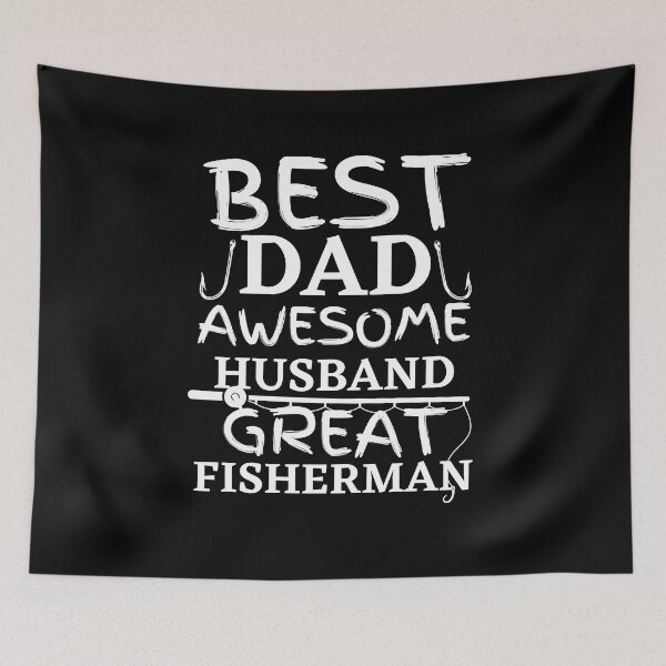 Item preview, Best dad Awesome Husband Great Fisherman Gift designed and sold by Zilch-o.
