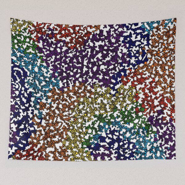 Item preview, Composition Notebook Rainbow Pattern designed and sold by Pierre Bernard Jr.