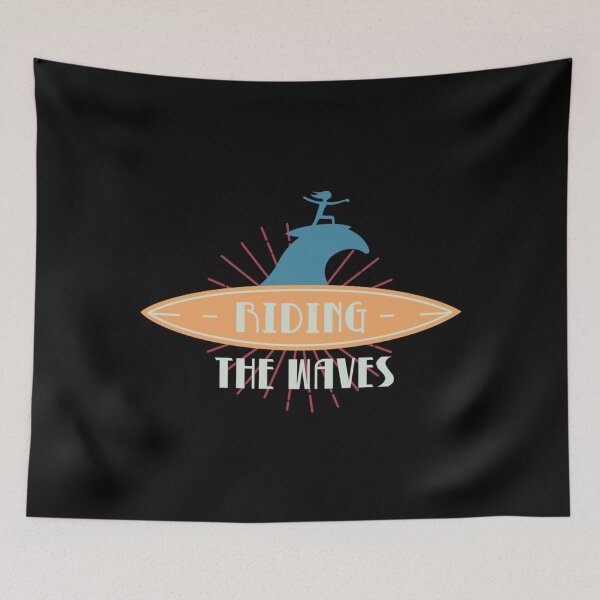 Item preview, Riding The Waves - Shape Of A Surfer On A Wave Classic . designed and sold by zamzamqgdeba.
