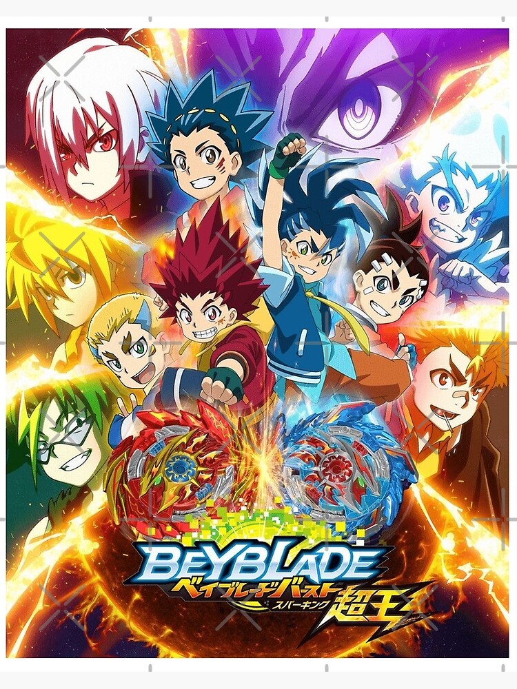 beyblade metal fusion art Art Board Print for Sale by