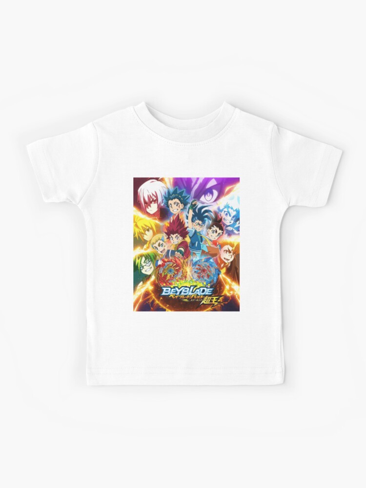 Beyblade Burst Quadstrike Valt Design Tee Shirt for Unisex and 