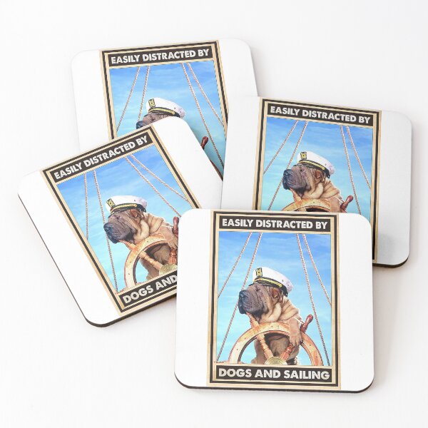 Item preview, Easily Distracted By Dogs And Sailing Sailor designed and sold by Shapinger25.