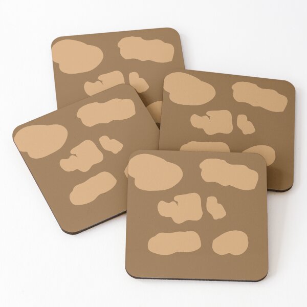 Item preview, Brown Cow Animal Print with brown coco color designed and sold by khulisara246.