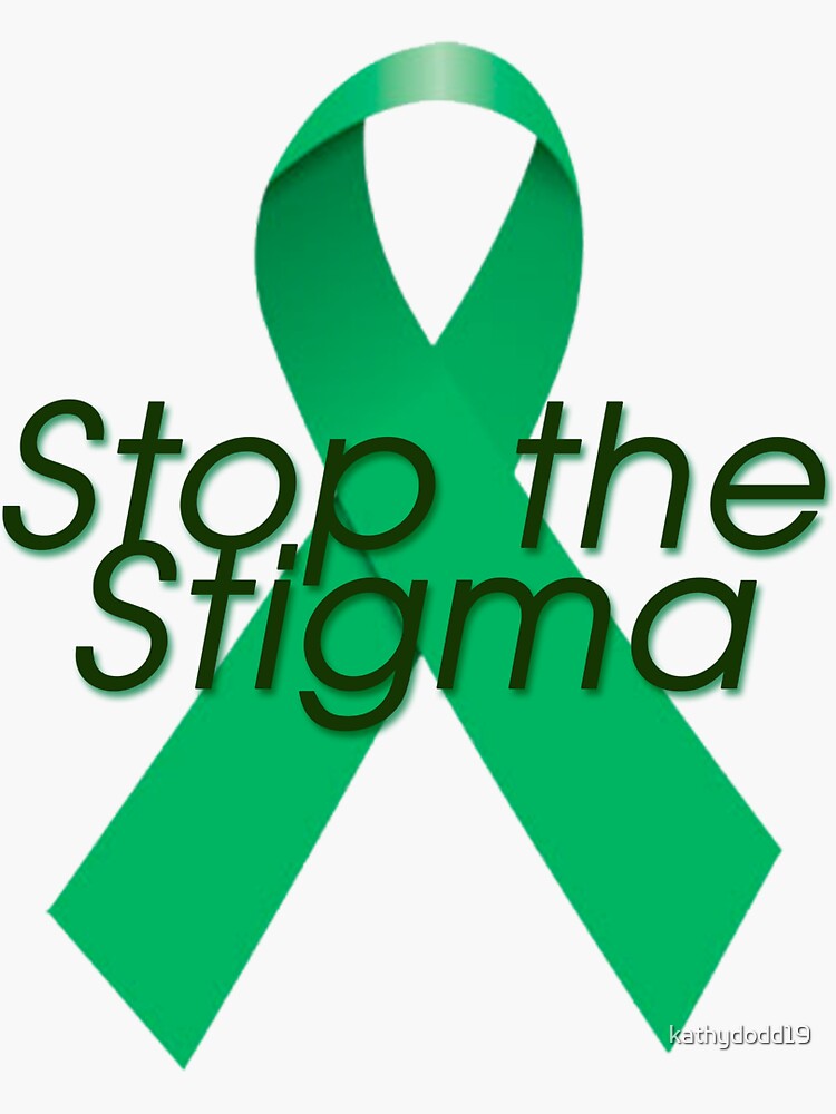 "Stop the Stigma - Mental Health Matters" Sticker for Sale by