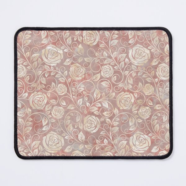 Item preview, Rose Quartz Stone Floral Watercolor designed and sold by Orianah.