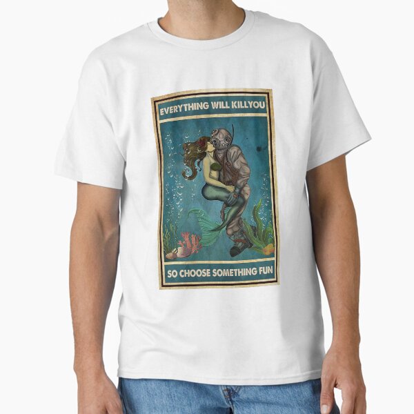 Item preview, Choose Something Fun Mermaid And Scuba Diving designed and sold by RobeLan.