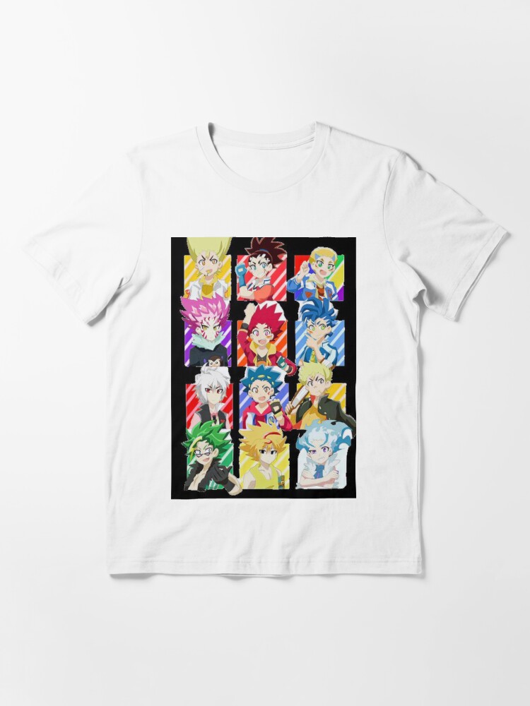 Beyblade Burst Quadstrike Valt Design Tee Shirt for Unisex and 