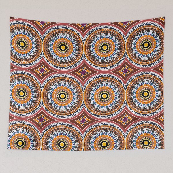 Item preview, African tribal abstract geometrical pattern designed and sold by Algari.