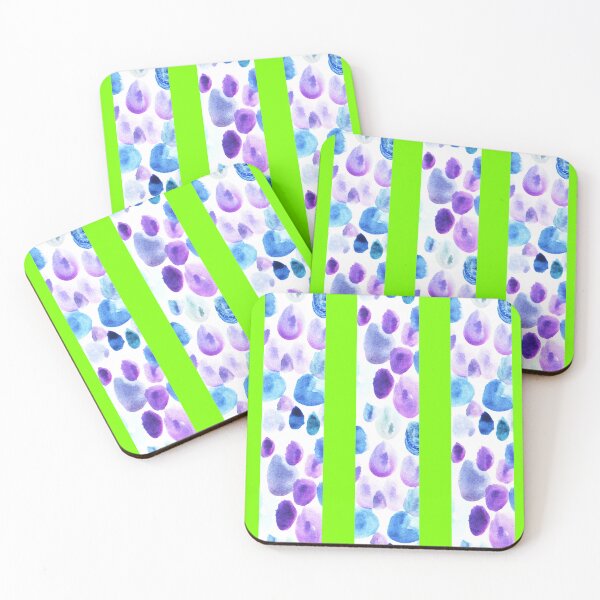 Item preview, Green and blue striped vertical designed and sold by lausn.