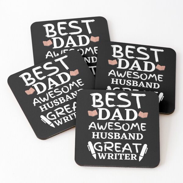 Item preview, Best dad Awesome Husband Great Writer Gift designed and sold by Zilch-o.
