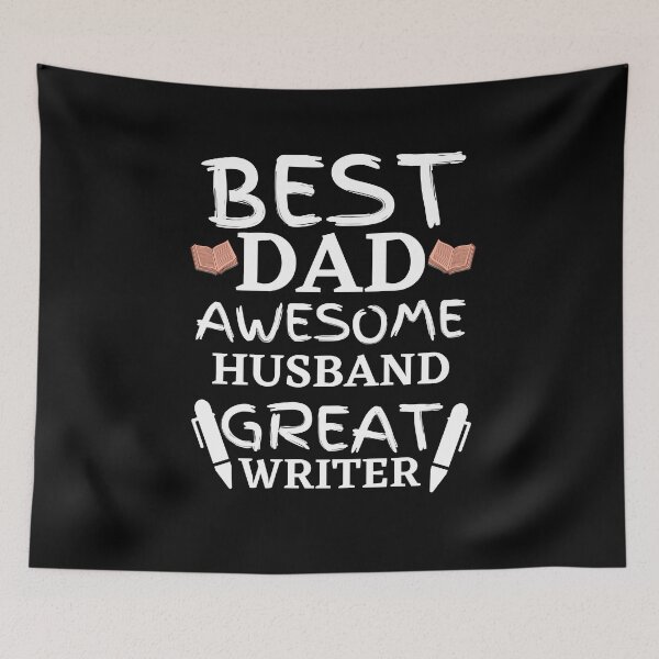 Item preview, Best dad Awesome Husband Great Writer Gift designed and sold by Zilch-o.
