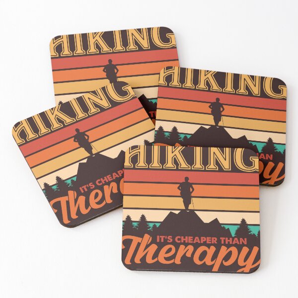 Item preview, Hiking It's Cheaper Than Therapy designed and sold by RED FIR.