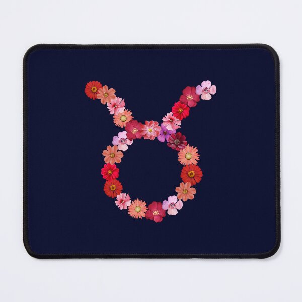 Item preview, Floral Taurus Zodiac Symbol designed and sold by Hellofriendco.