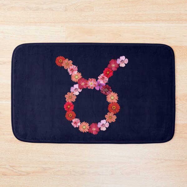 Item preview, Floral Taurus Zodiac Symbol designed and sold by Hellofriendco.