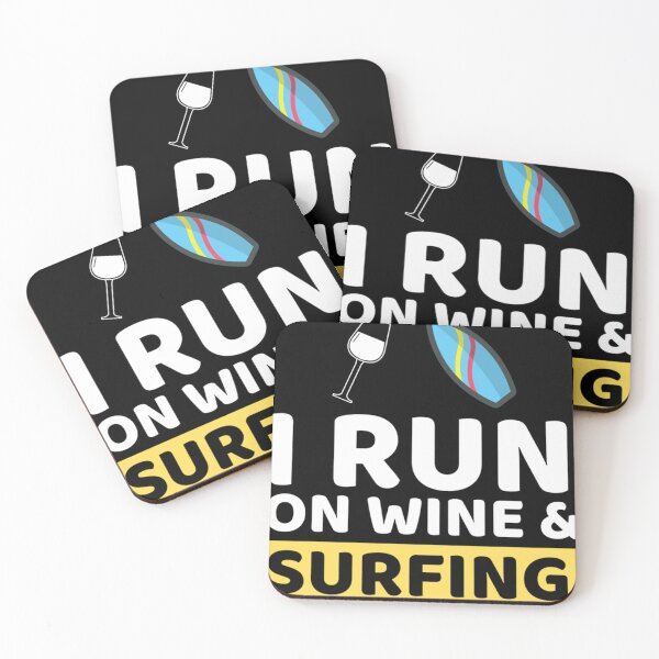Item preview, I Run On Wine & Surfing Long Sleeve . designed and sold by fringssghear.