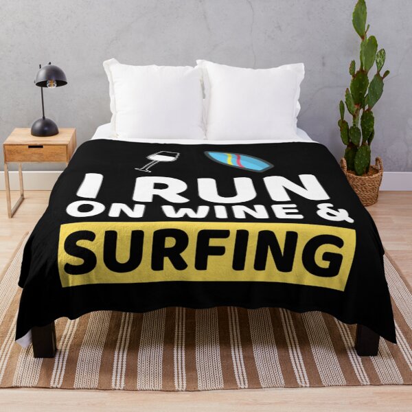 Item preview, I Run On Wine & Surfing Long Sleeve . designed and sold by fringssghear.