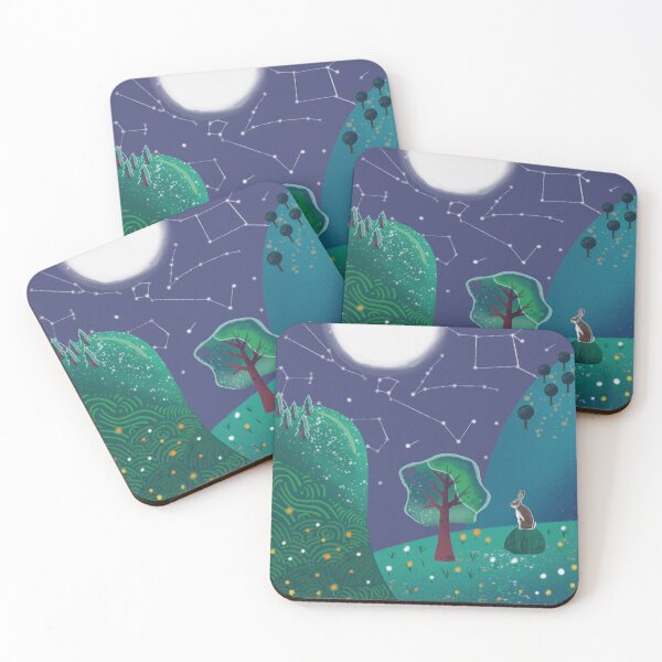 Item preview, Mountain scene by night designed and sold by MaDi-illustrations.