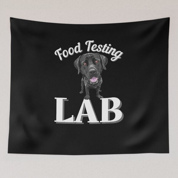 Item preview, Food testing Labrador Pun designed and sold by Click-Like.