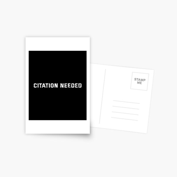 Citation Postcards Redbubble